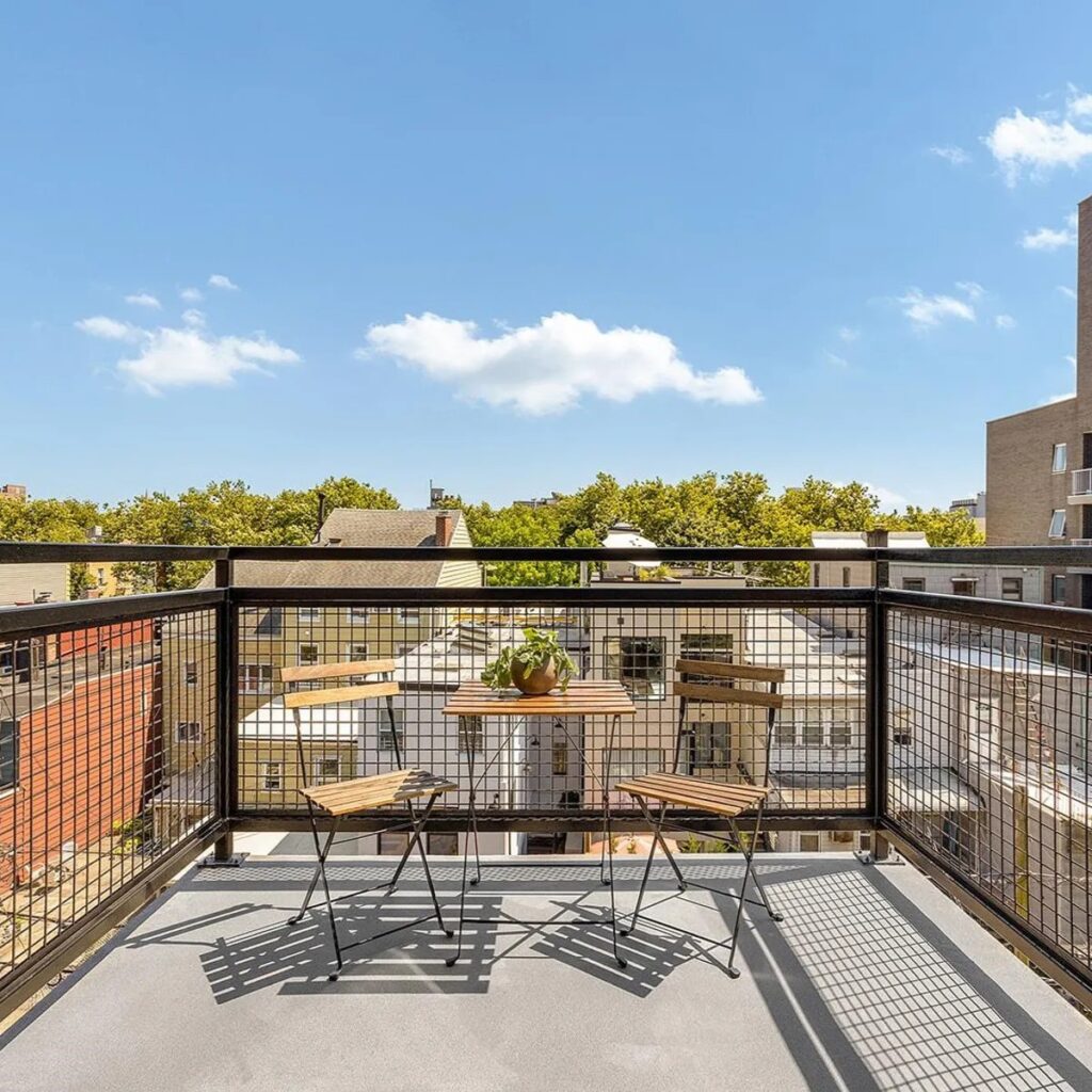 Balcony View of Sarah Snook’s NYC Condo