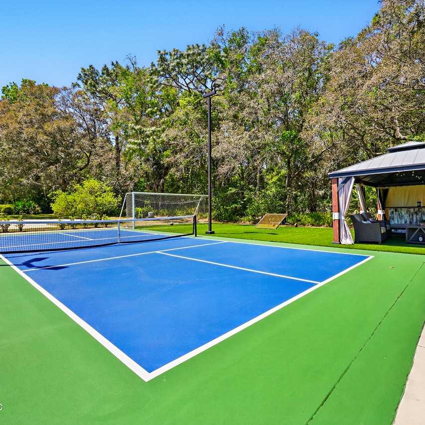 Tennis Court of Travis Hunter’s FL Home