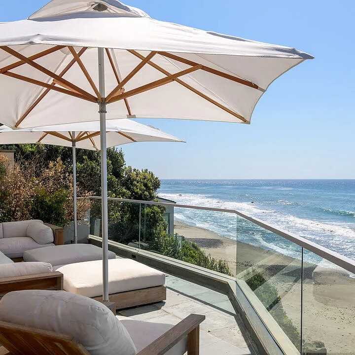 Upper Terrace of Leonardo DiCaprio’s CA Home