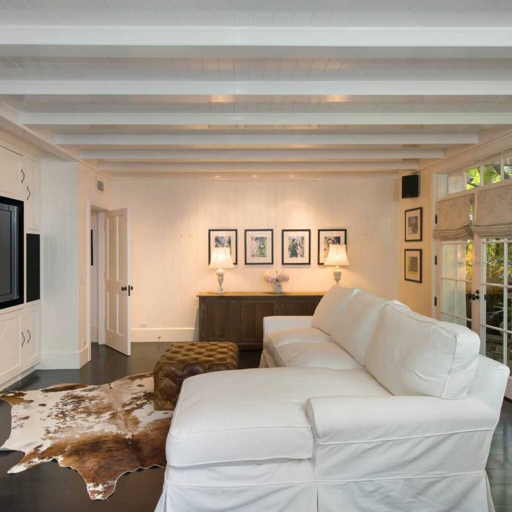 Living Room in Jennifer Lawrence’s Former CA Home
