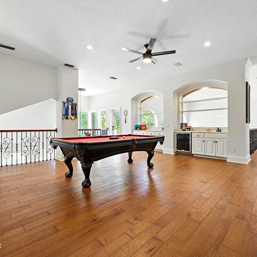 Billiards Loft in Travis Hunter’s FL Home