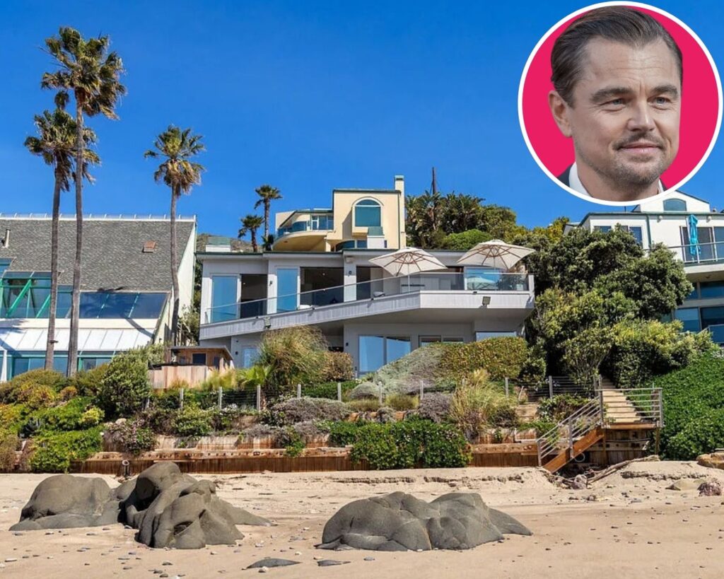 Front Exterior of Leonardo DiCaprio’s CA Home