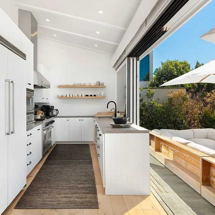 Kitchen in Leonardo DiCaprio’s CA Home