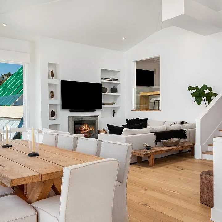 Dining Area in Leonardo DiCaprio’s CA Home